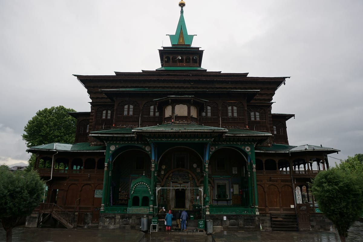 The carved wooden Khanqah of Shah-e-Hamadan